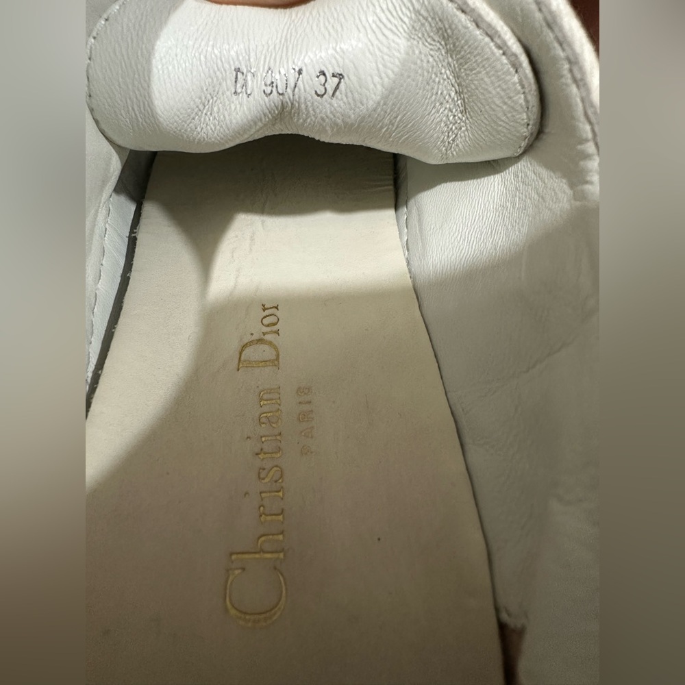 Dior Denim and Cream Women's Sneakers - Picture 6 of 6